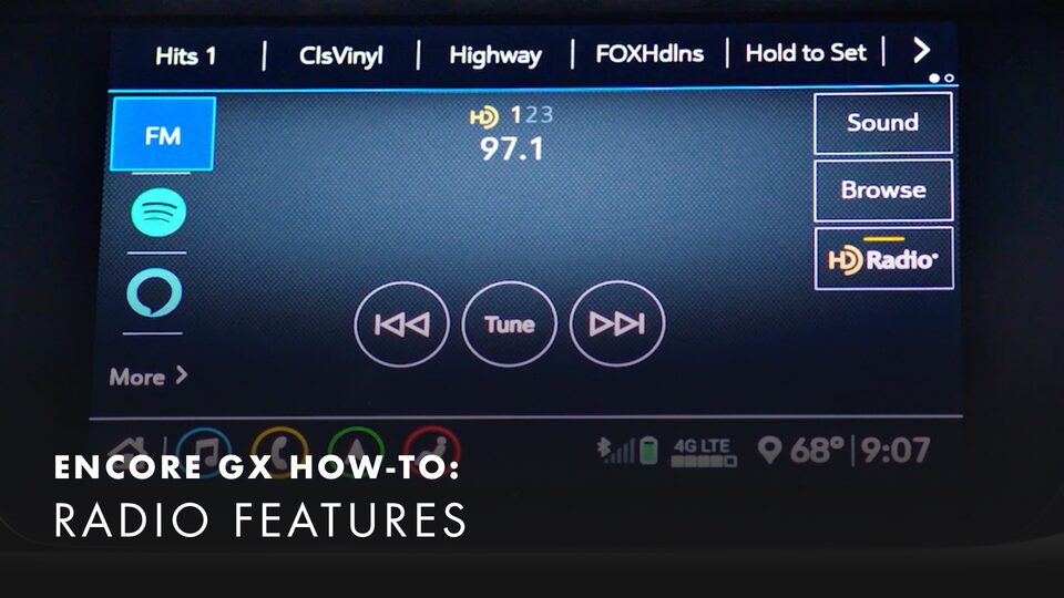 2020 Buick Encore Small Luxury SUV How to Use Radio Features Video