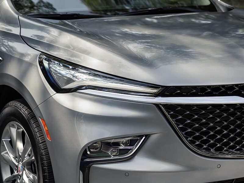 The Sharp LED Headlamps of the Enclave Avenir