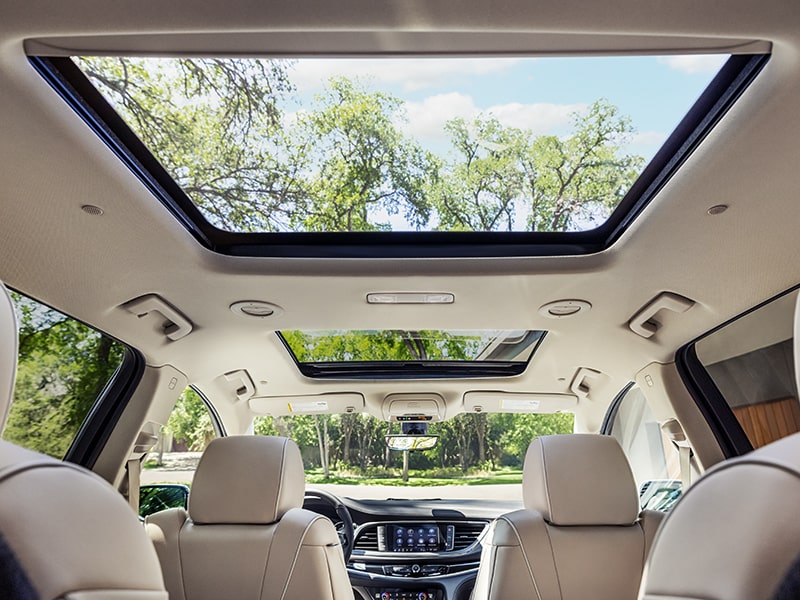 The Stunning Moonroof Open on the Buick Enclave