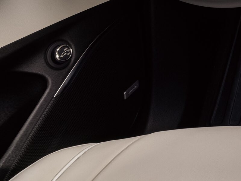 Close-up on the Bose Speakers in the Buick Enclave