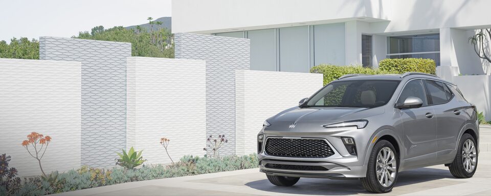 The 2024 Encore GX Parked in a Driveway