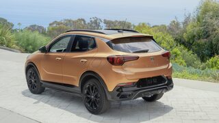 A Side Profile Shot of the Parked Buick Encore GX ST
