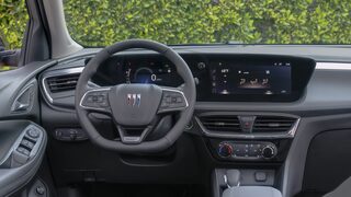 A Driver's Side View of the Interior Front Cockpit