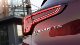 Close-Up Of Badging On The 2024 Buick Encore GX ST