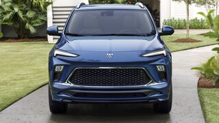 Front End View Of The 2024 Buick Encore GX Avenir In Driveway