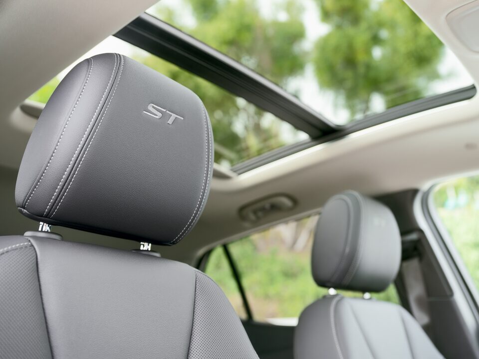 ST Badging On Seat Headrest Inside The 2024 Buick Encore GX ST