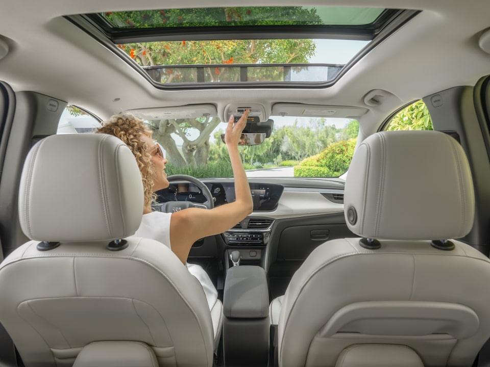 A Backset Shot of the Panoramic Moonroof on the Buick Encore GX