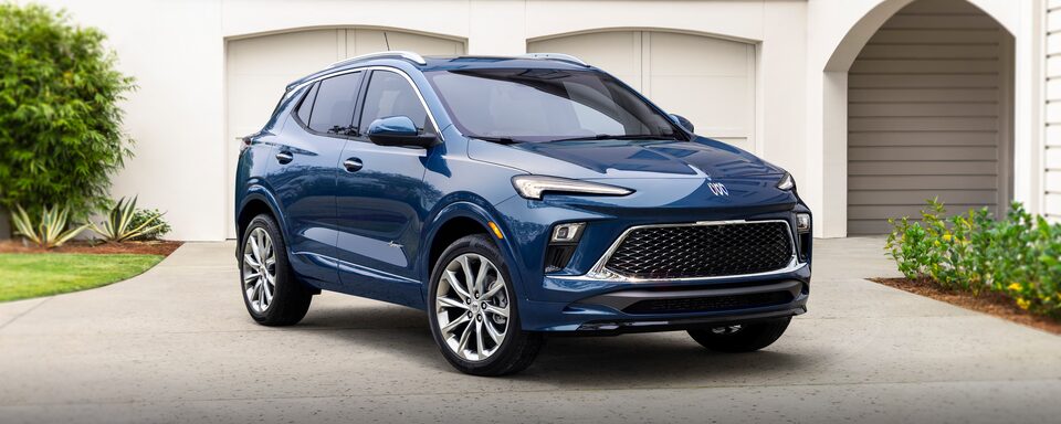 The Stunning New Buick Encore GX Parked in a Driveway