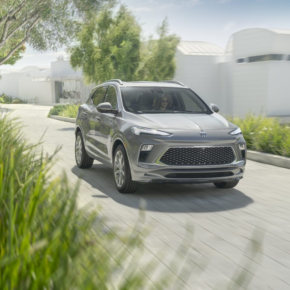 The 2024 Buick Encore GX Parked in a Driveway