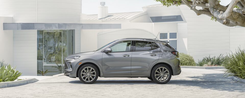 The Stunning New Buick Encore GX Parked in a Driveway