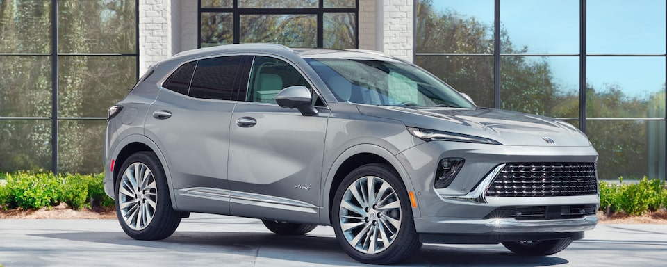 The 2024 Buick Envision Parked On-Road in the Driveway