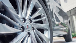 Close-up of the Wheel and Bottom of the Doors on a 2024 Buick Envision