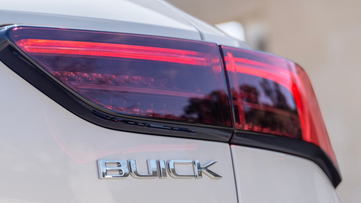 Close-up of the Taillight and Buick Badging on a 2024 Buick Envision