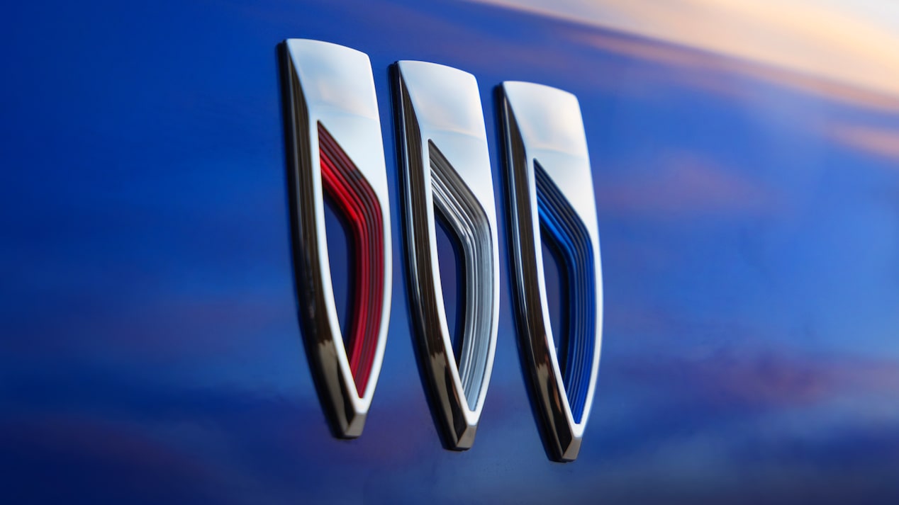 Close-up of Buick Logo on the Back of a 2024 Buick Envision SUV