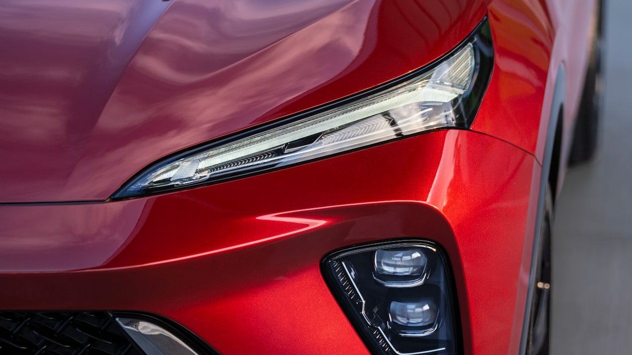 Close-up of the Headlight on a 2024 Buick Envision Sport Touring