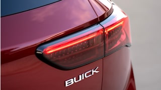 Close-up of the Taillight and Buick Badging on a 2024 Buick Envision Sport Touring