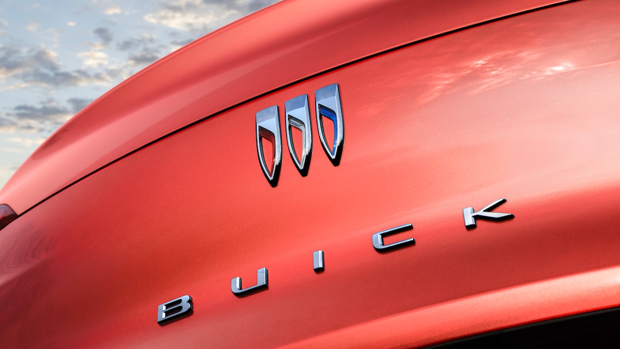 Close-Up on the Rear Buick Nameplate on the Buick Envista