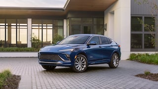 A shot of the New Buick Envista Parked in a Driveway
