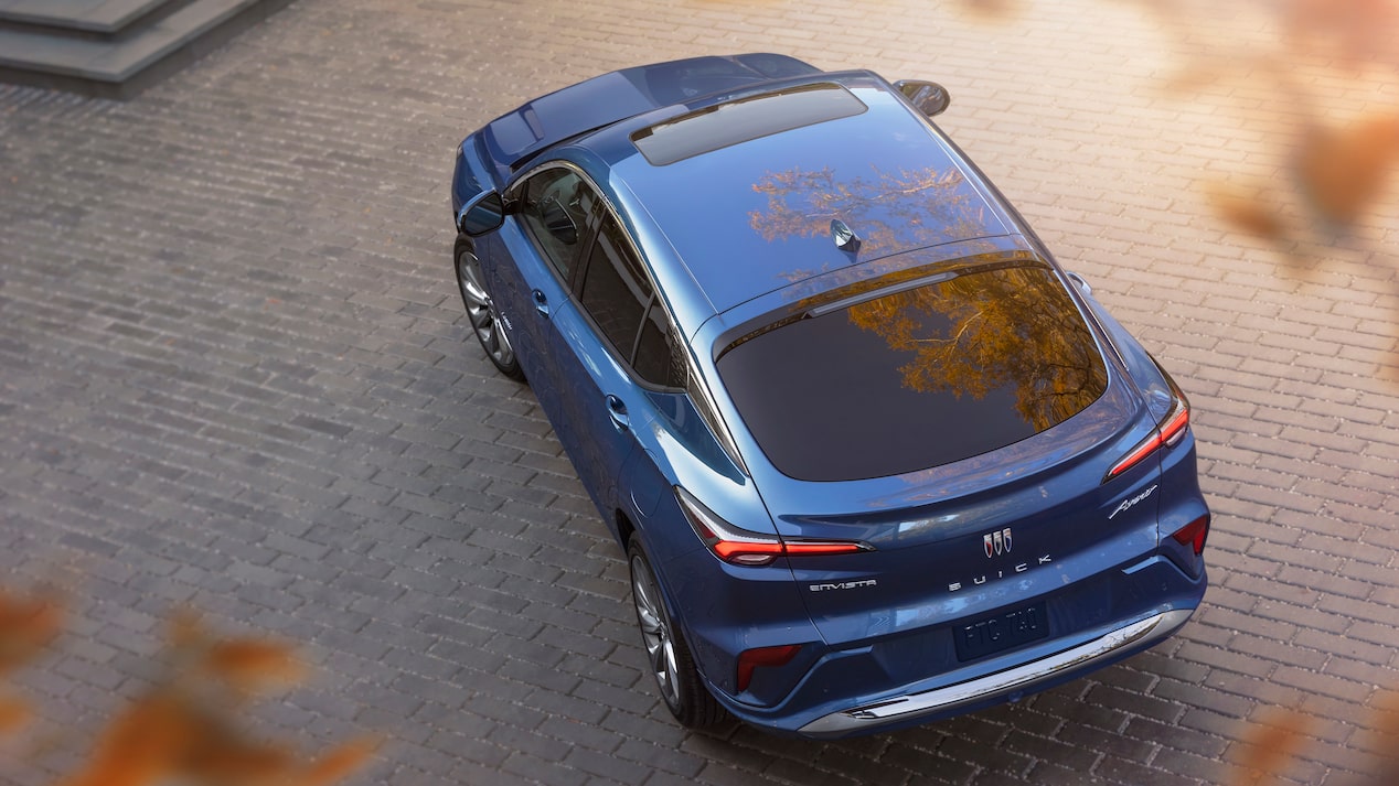 An Overhead Shot of the Buick Envista Parked