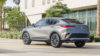 Rear View of the 2024 Buick Envista in Front of a Building