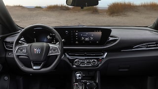 A Shot of the Front Interior Cabin of the Buick Envista Parked