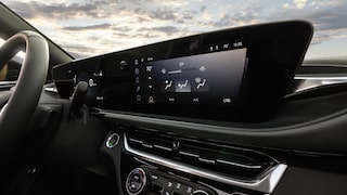 A Front Passenger Side View of the Buick Envista Infotainment System