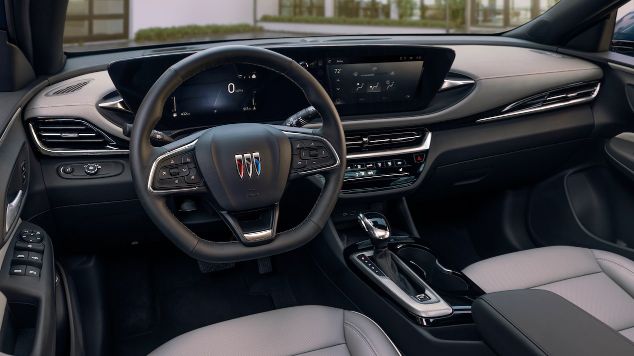 A Driver's Side View of the Front Interior Cabin on the Buick Envista