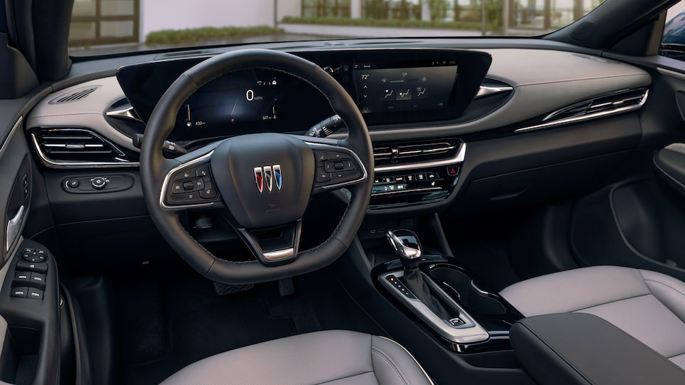 A Driver's Side View of the Front Interior Cabin of the 2024 Buick Envista