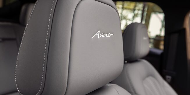 Close-Up of the Buick Envista Avenir Headrest