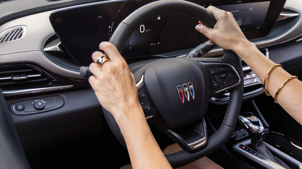 A Driver Side View of the Buick Envista Infotainment System