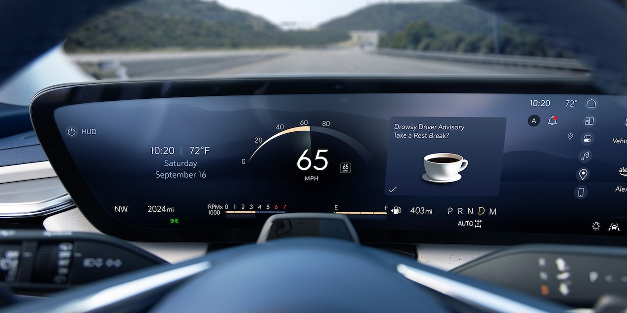 Close-up View of the Infotainment Screen in a 2025 Buick Enclave