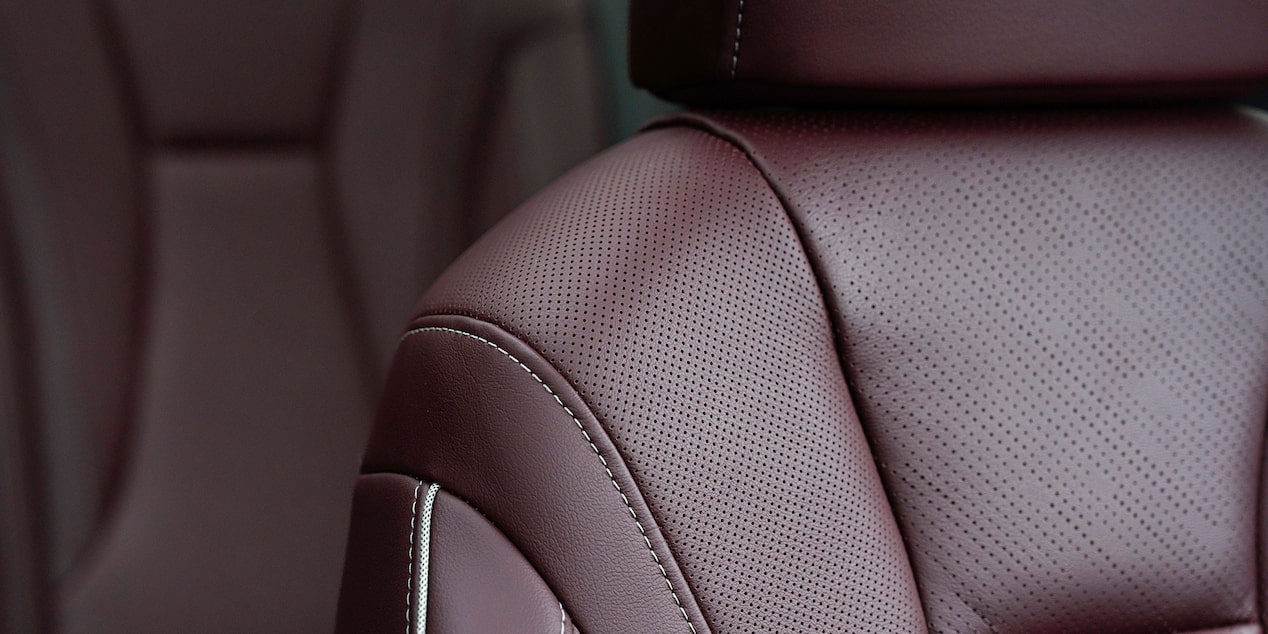 Close-up of the Stitching on Seating in a 2025 Buick Envision ST Sporty SUV
