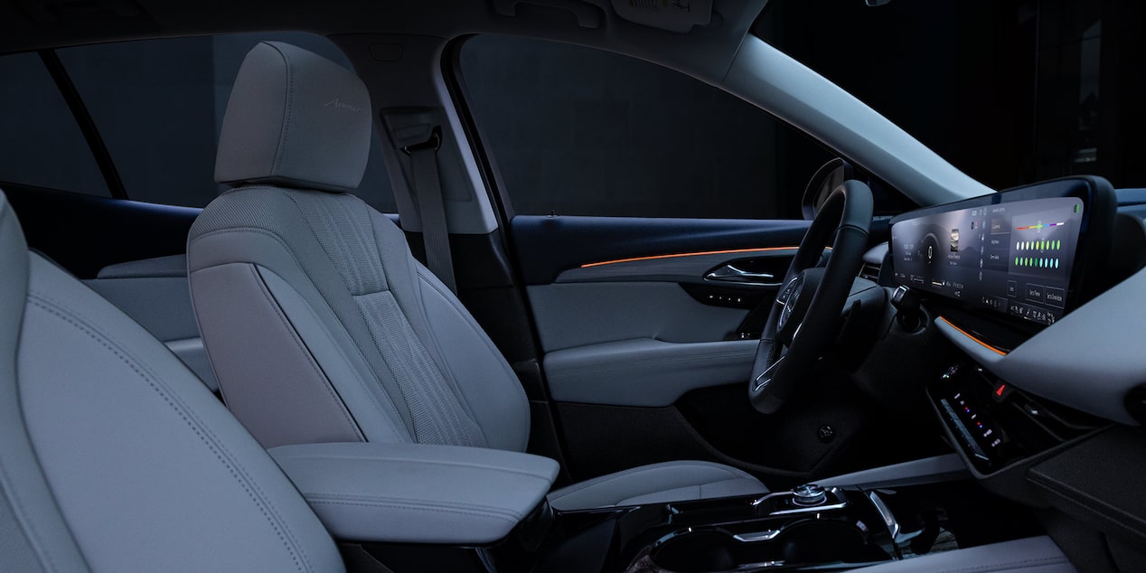 Side Interior View in a 2025 Buick Envision Avenir Compact SUV