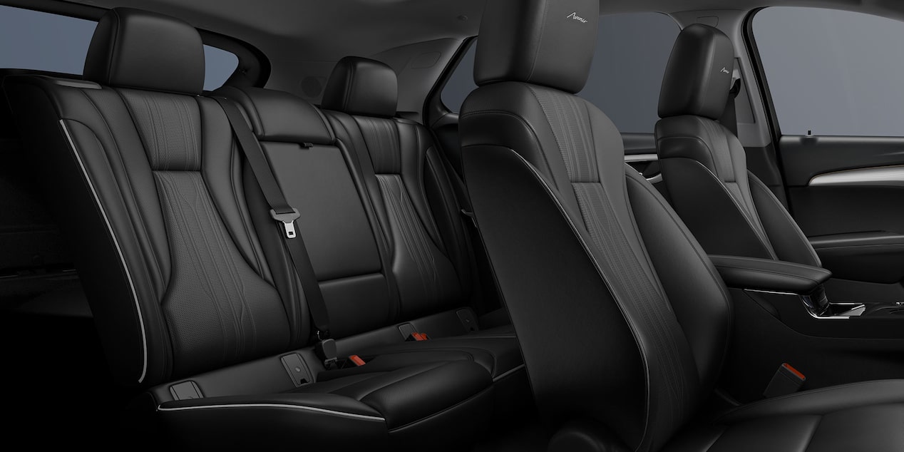 Side Interior View of Seating in a 2025 Buick Envision Compact SUV