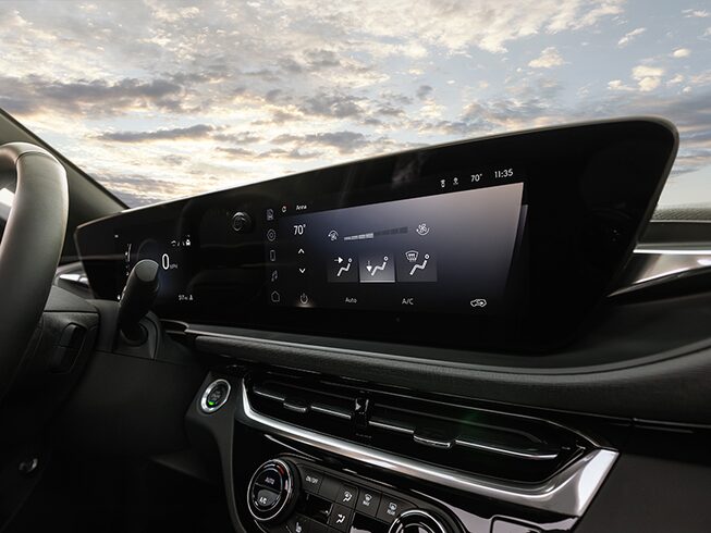 2025 Buick envista 11-inch ultrawide infotainment display