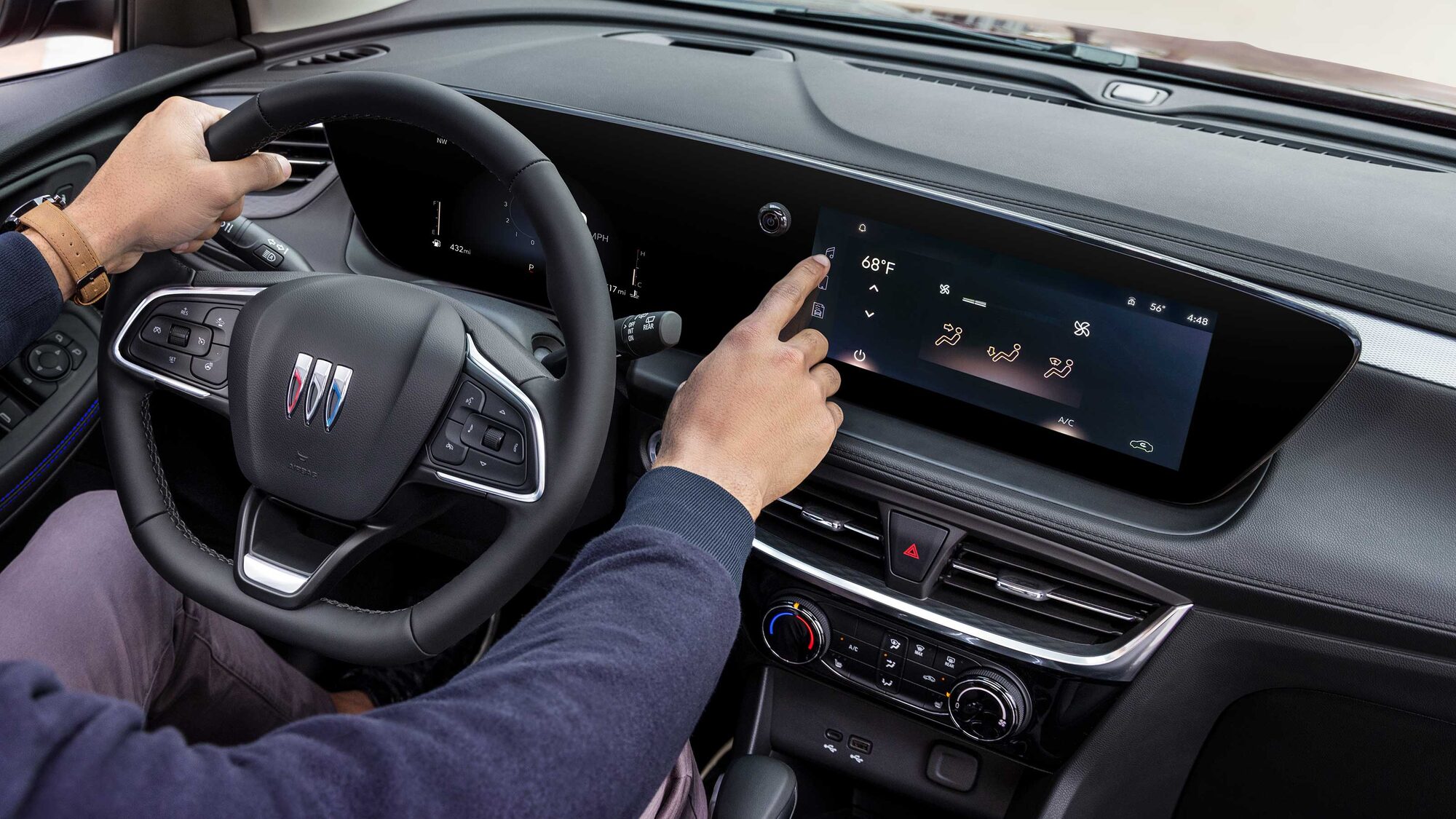 2025 Buick Encore GX touchscreen infotainment center