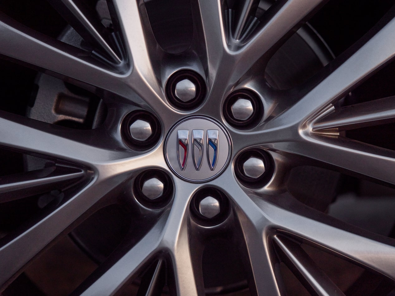 Close-up of the 2026 Buick Enclave Mid-Size SUVs Front Tire