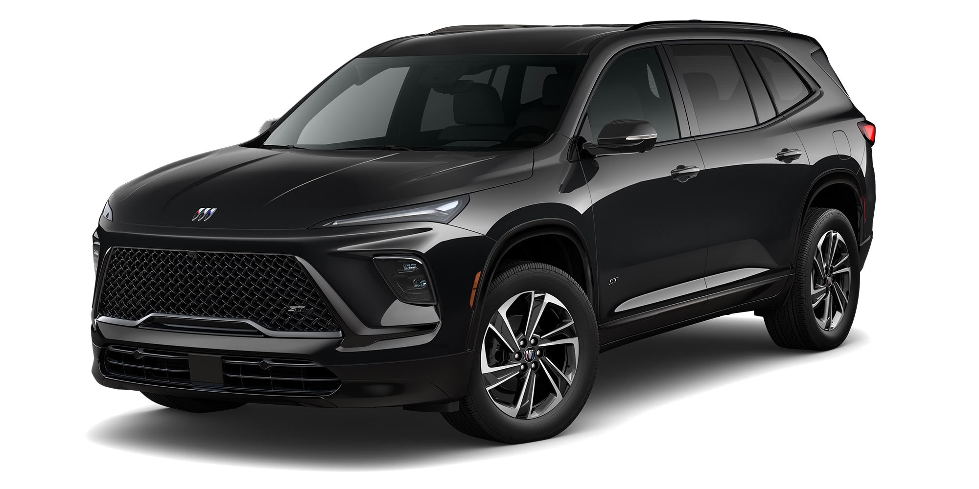 Three Quarters View of a Black 2026 Buick Enclave