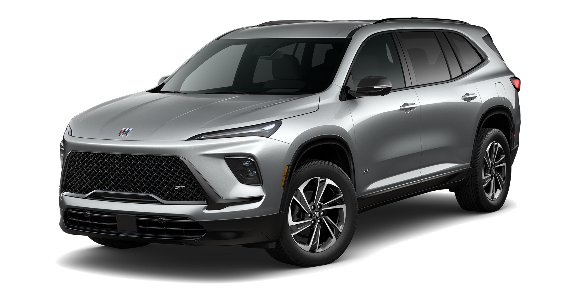 Three Quarters View of a Silver 2026 Buick Enclave