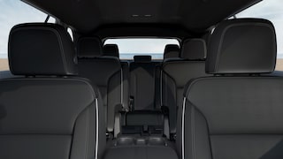 Three Quarters View of the Interior Seats of a 2026 Buick Enclave