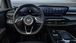 Three Quarters View of the Interior Seats of a 2026 Buick Enclave