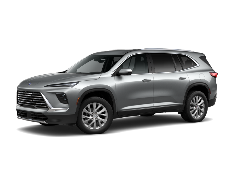 Three Quarters View of a Silver 2026 Buick Enclave
