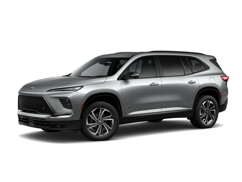 Three Quarters View of a Silver 2026 Buick Enclave