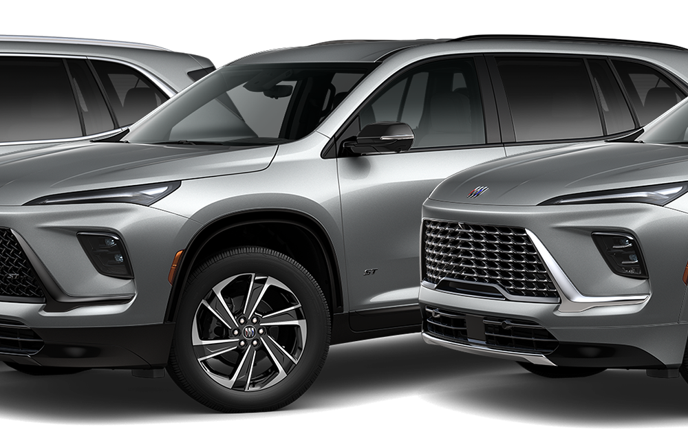 Three-Quarters View of 2026 Buick Enclave Mid-Size SUV Lineup