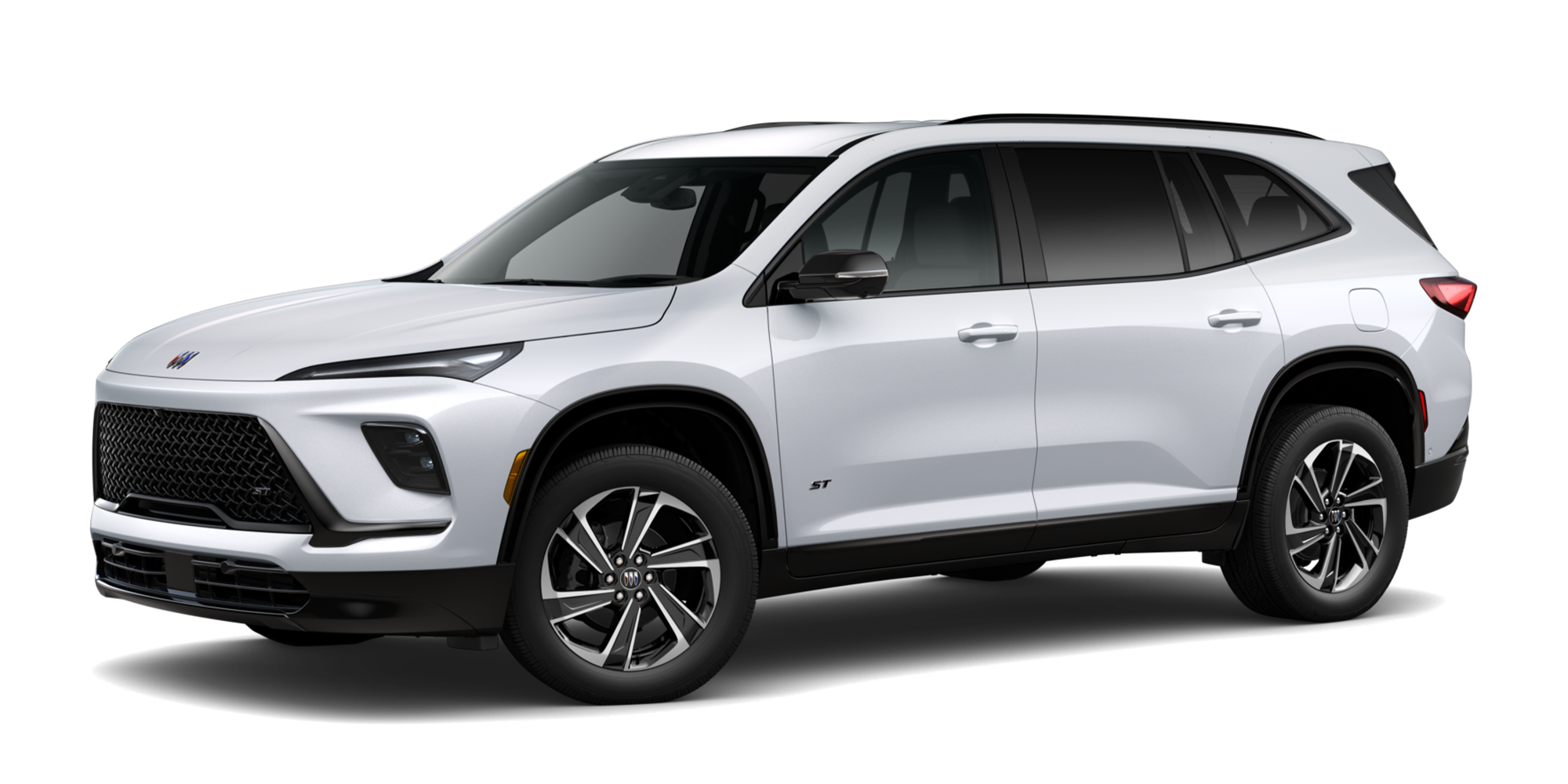 Three Quarters View of a White 2026 Buick Enclave