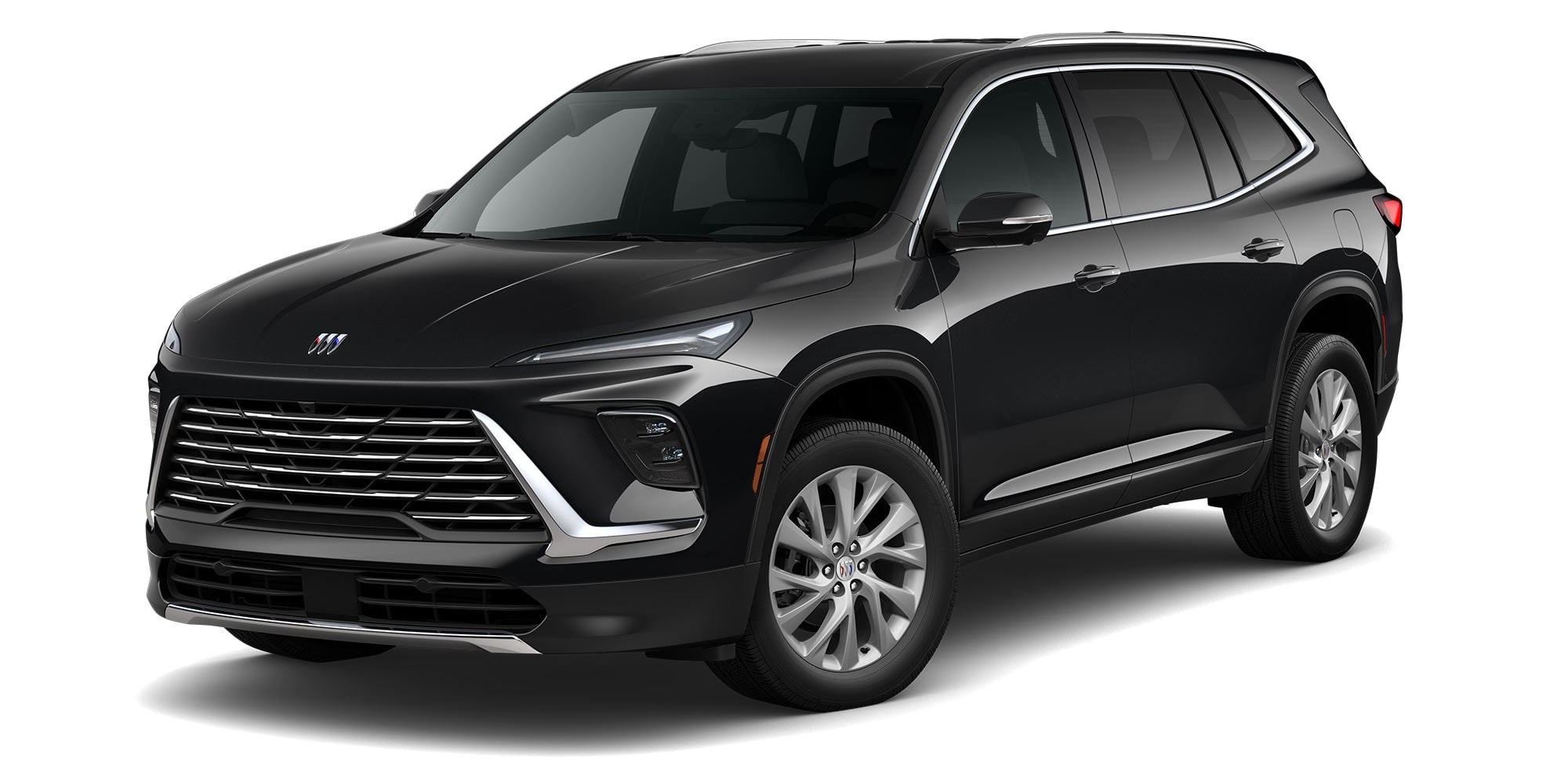 Three Quarters View of a Black 2026 Buick Enclave