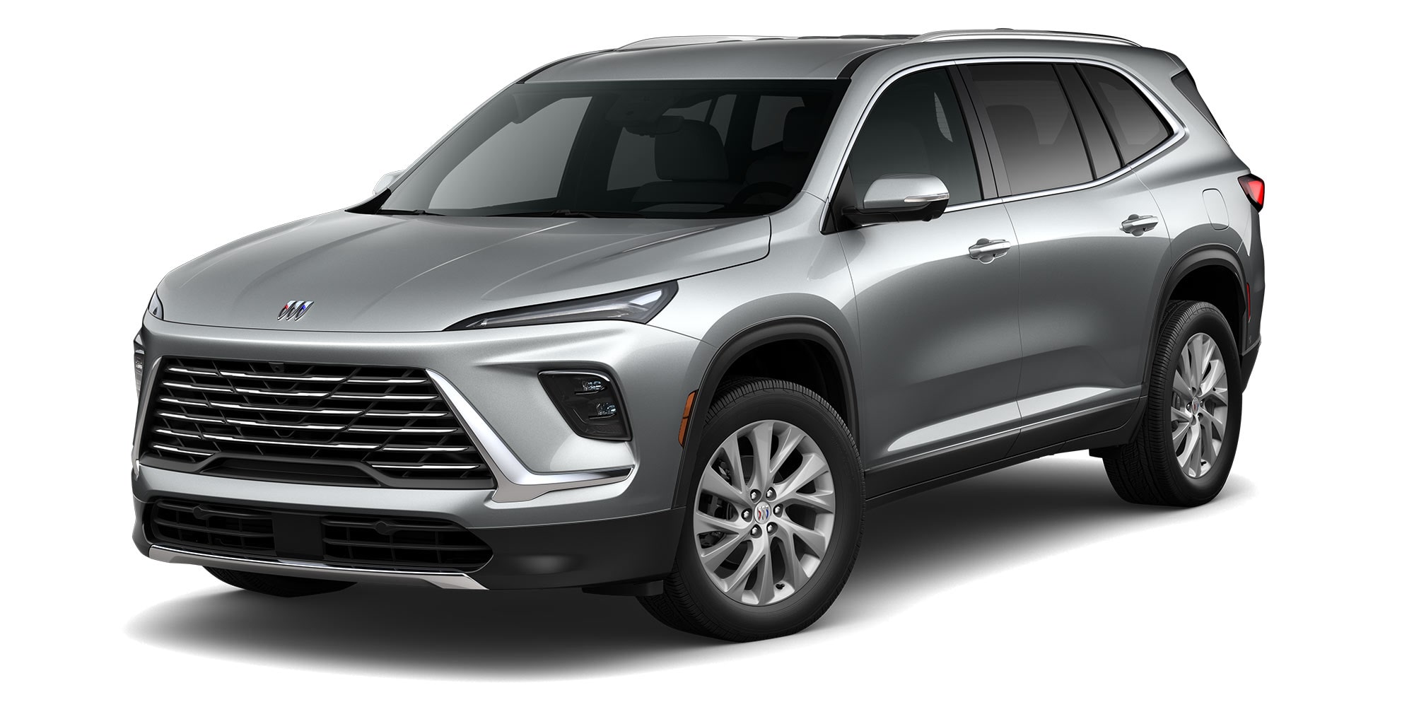 Three Quarters View of a Silver 2026 Buick Enclave
