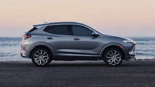 Exterior Profile View of the 2026 Buick Encore GX Small SUV Parked on a Beach