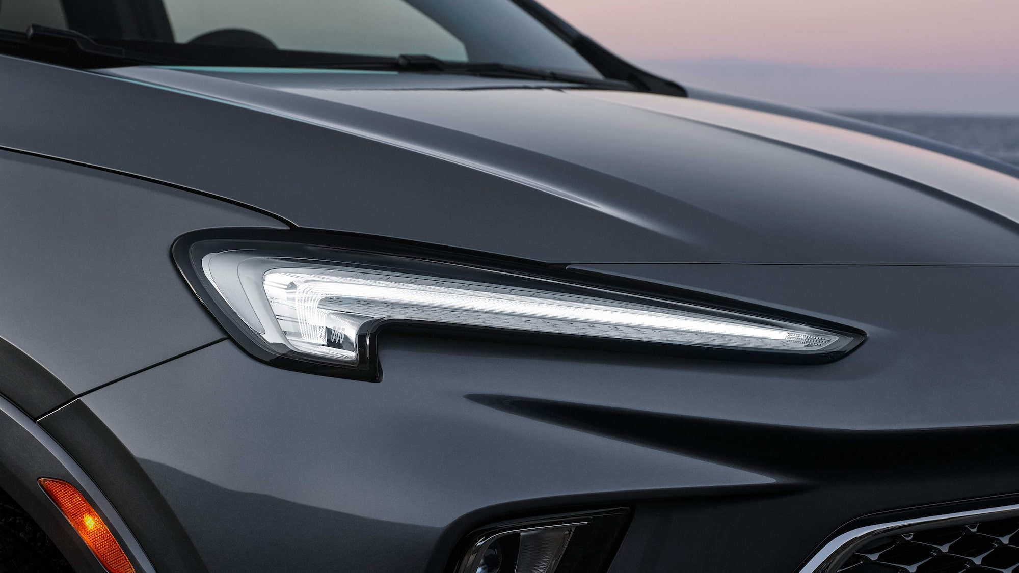 Close-up of the LED Headlamps on the 2026 Buick Encore GX Small SUV
