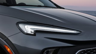 Close-up of the LED Headlamps on the 2026 Buick Encore GX Small SUV